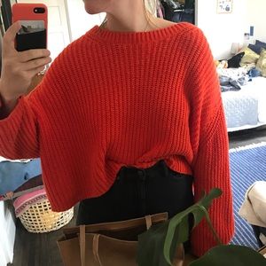Bright Cropped Sweater
